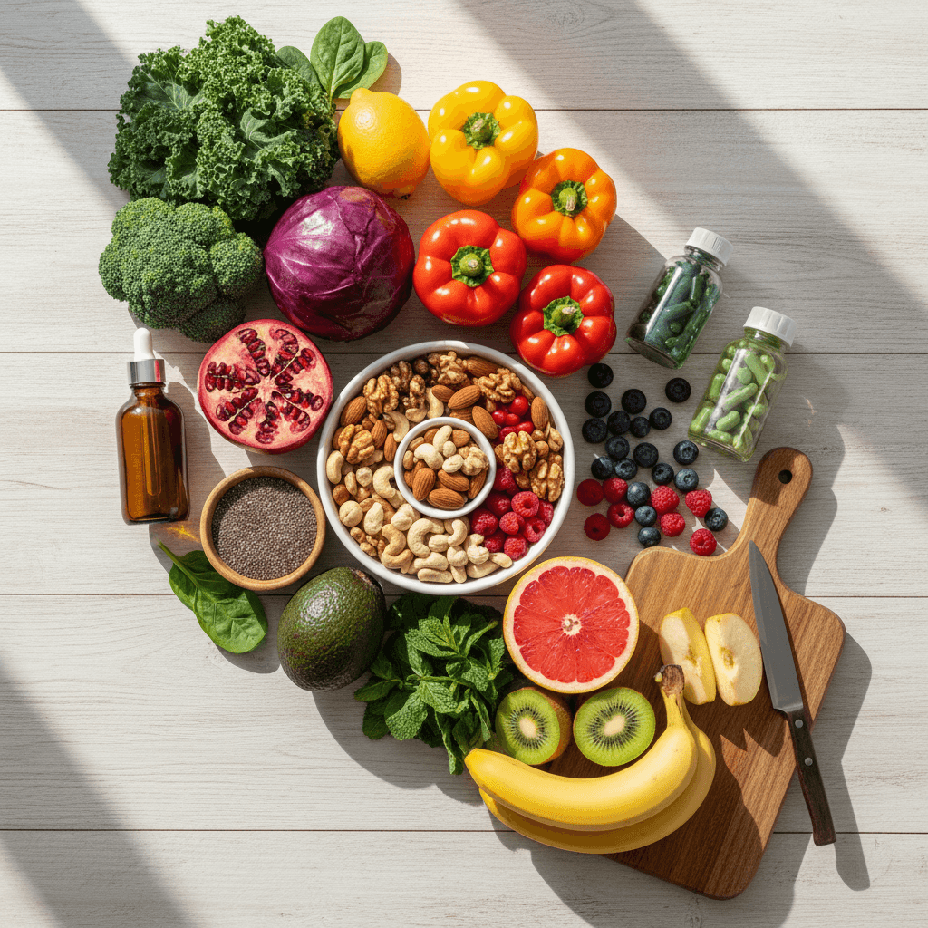 Natural whole foods and nutrition options